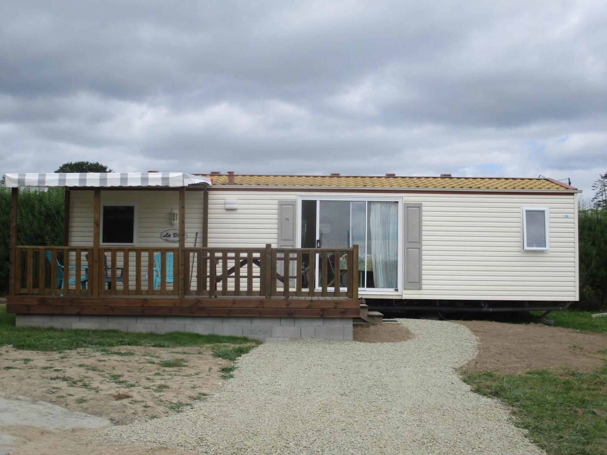 Les Mobile Home De Kerroyal Garlan 外观 照片